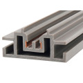 OEM Extruded Pvc Abs Pc Four-line Track Strip